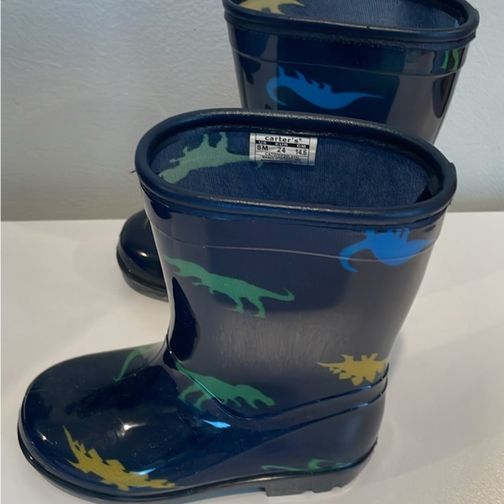 Carter's Dinosaur Toddler Rain Boot  Size 8